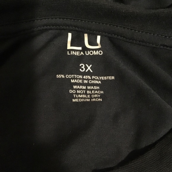 🔥🔥SALE! NWOT, SIZE  3X, LINEA UOMO, GORGEOUS SHIRT🔥🔥 - Picture 3 of 3